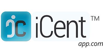 iCent logo with background