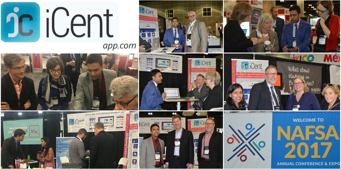 iCent app at NAFSA