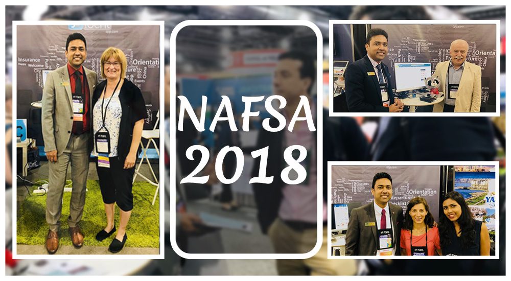 iCent team at NAFSA 2018